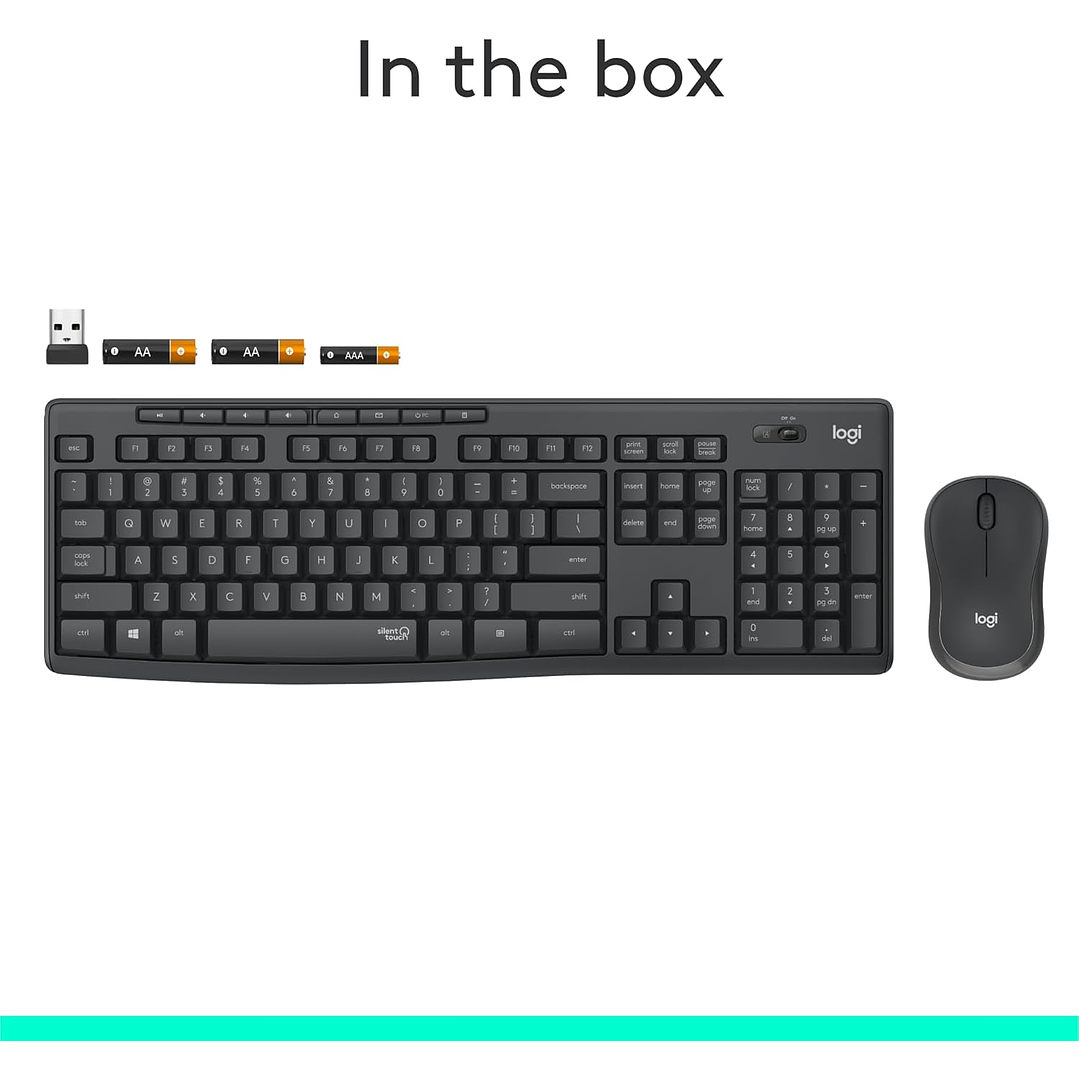 Logitech Wireless Teclado e Mouse MK295 8