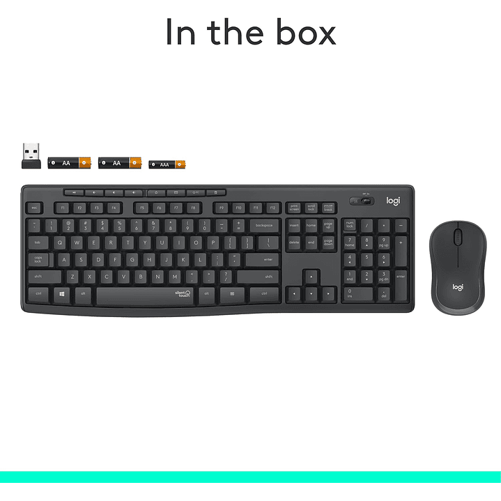 Logitech Wireless Teclado e Mouse MK295 8