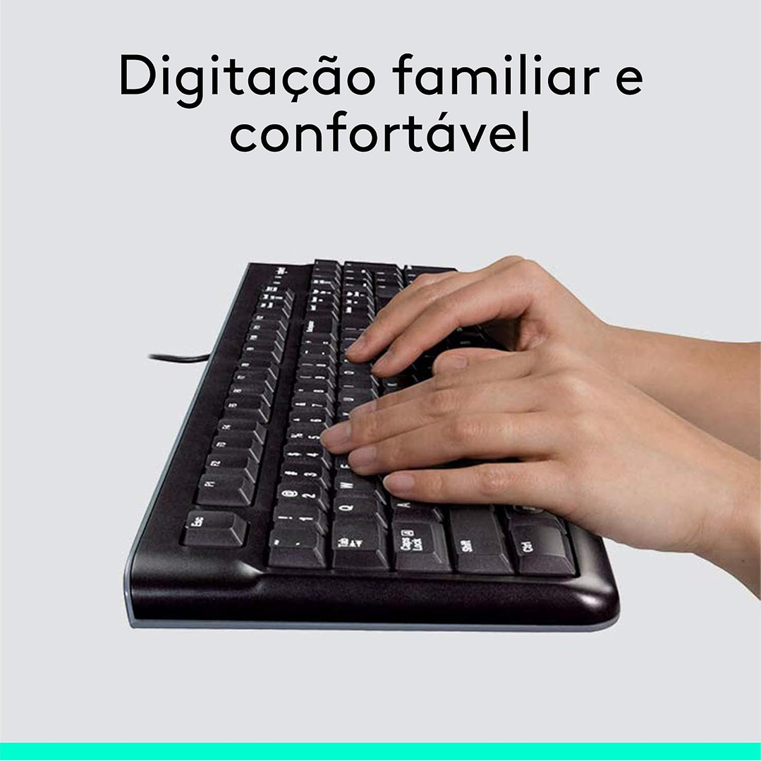 Logitech Wireless Teclado e Mouse MK120 2