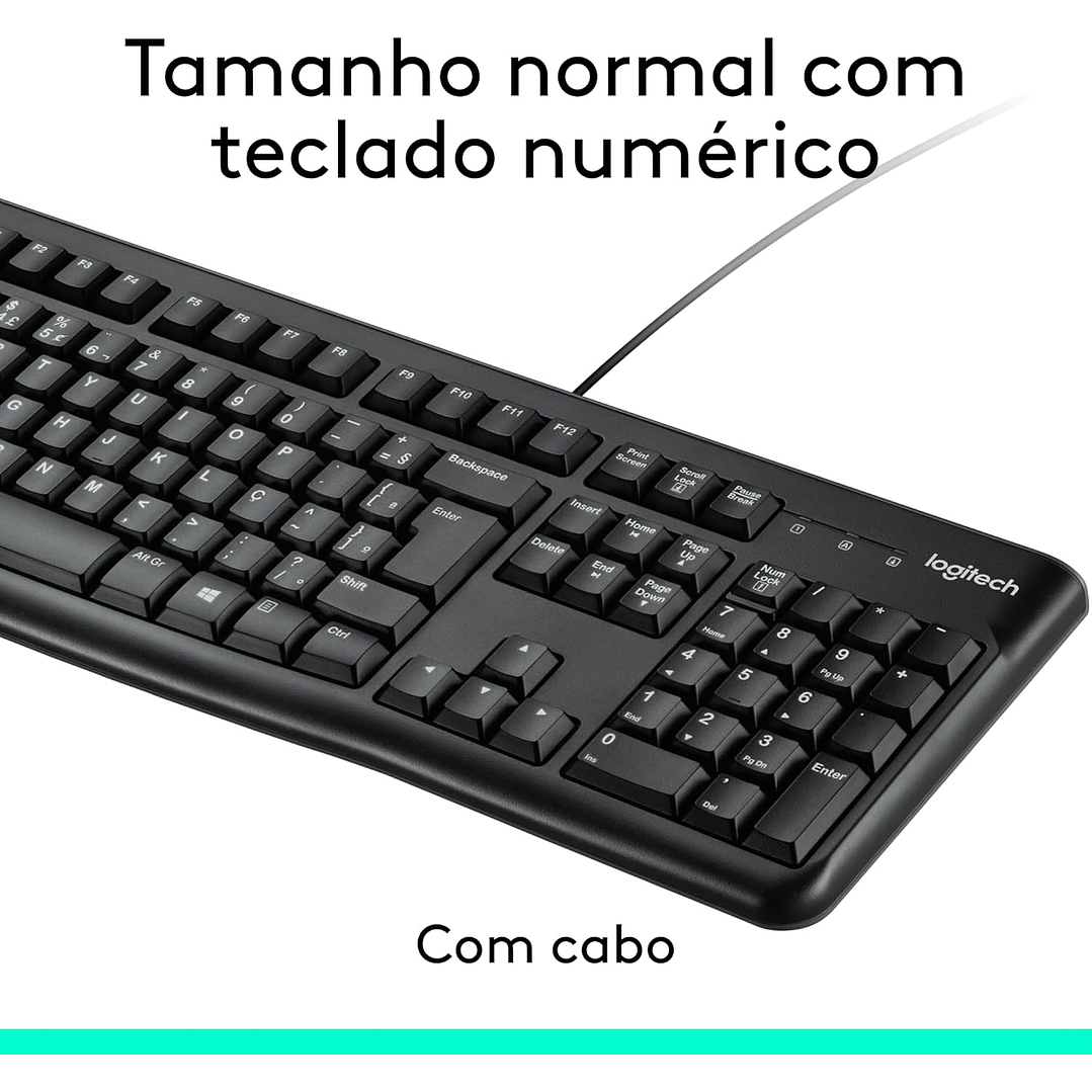 Logitech Wireless Teclado e Mouse MK120 4
