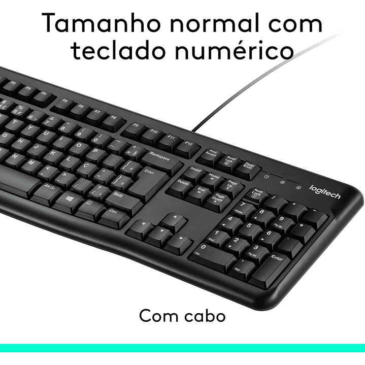 Logitech Wireless Teclado e Mouse MK120 4