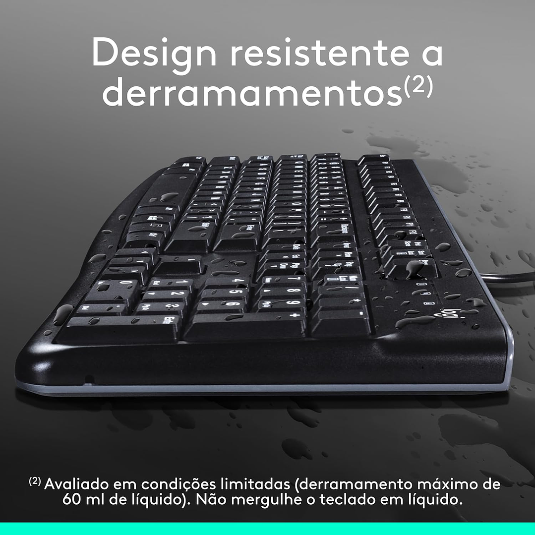Logitech Wireless Teclado e Mouse MK120 5