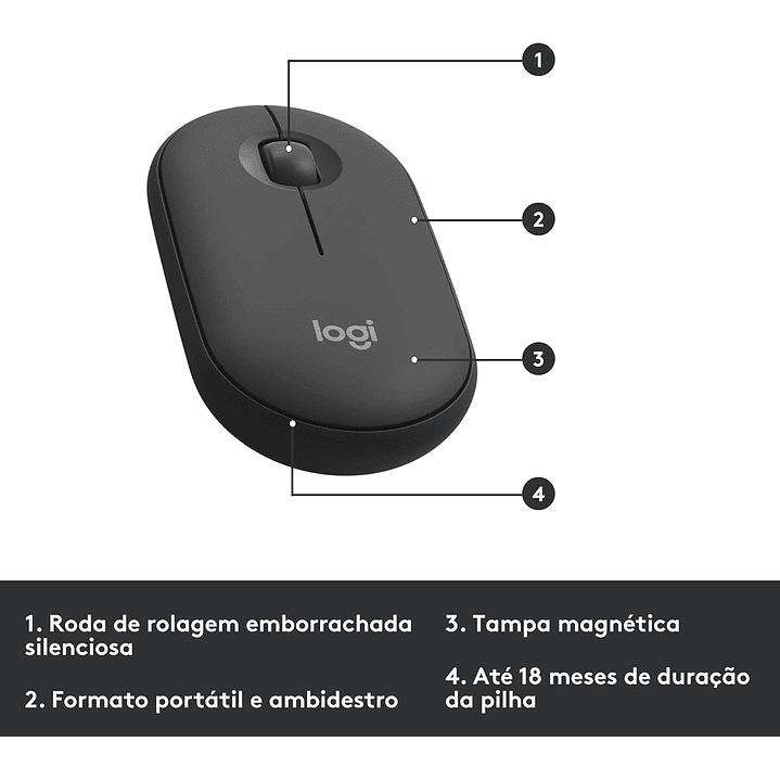 Logitech Wireless Teclado e Mouse MK470 Slim 7