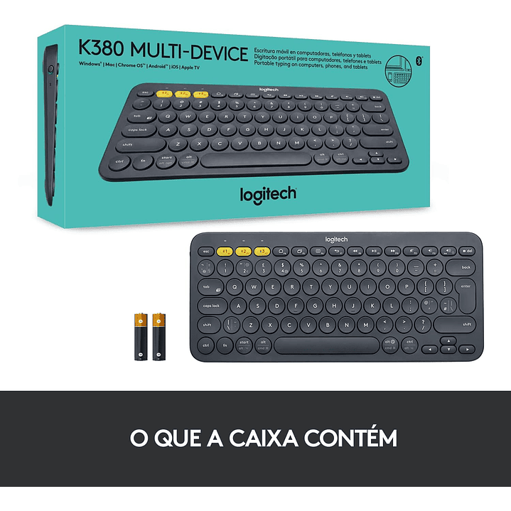 Logitech Teclado Wireless K380 9