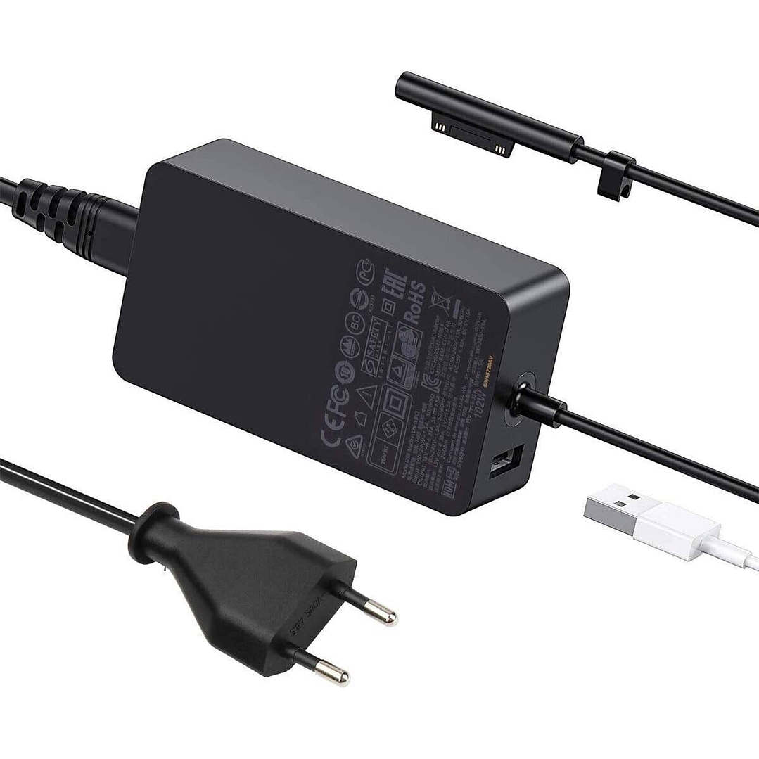 Carregador Microsoft Surface 6 Pro 4A 65W  1