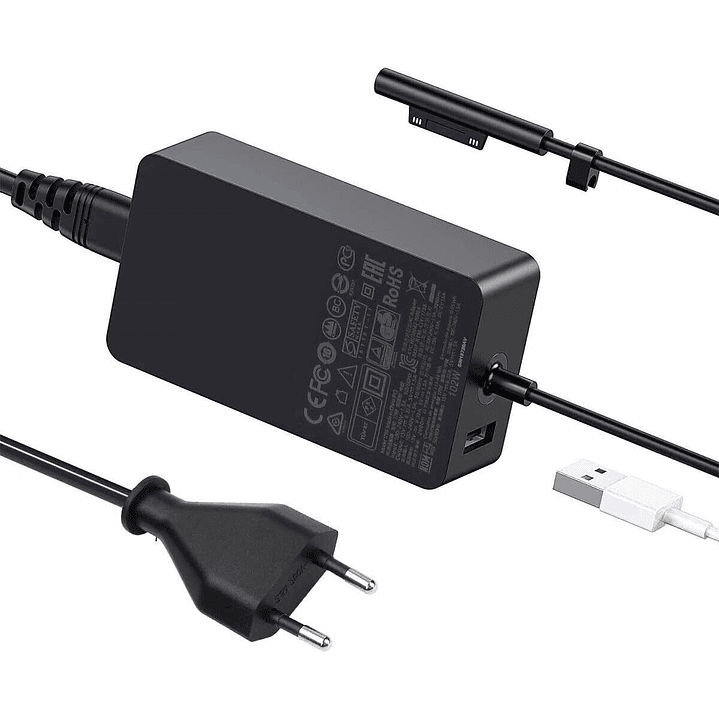 Carregador Microsoft Surface 6 Pro 4A 65W  1