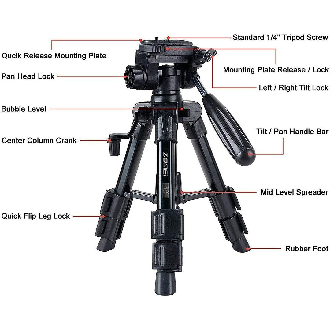 Tripé ZOMEI Q100 6