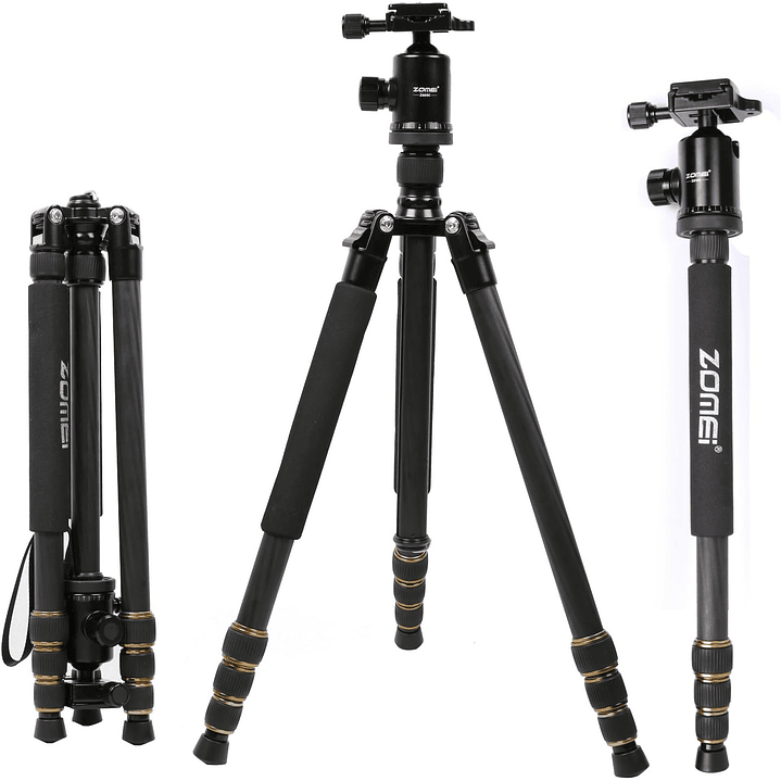 Tripé ZOMEI Q666C 1