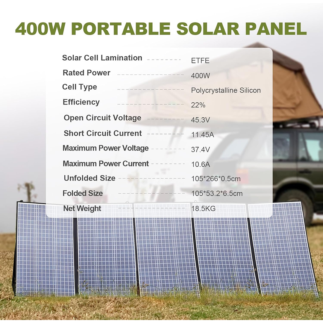 Painel Solar Portátil ALLPOWERS SP037 - 400W 2