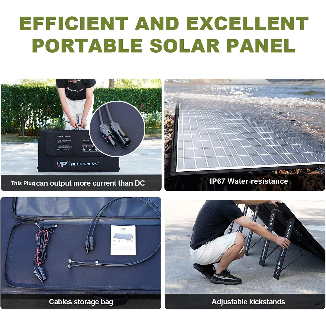Painel Solar Portátil ALLPOWERS SP037 - 400W 3