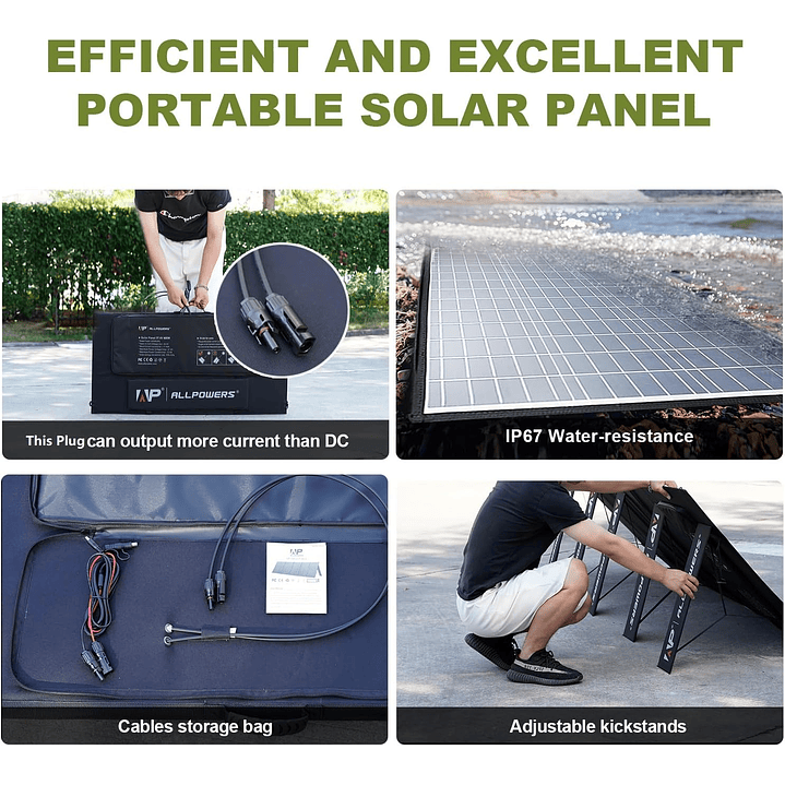 Painel Solar Portátil ALLPOWERS SP037 - 400W 3