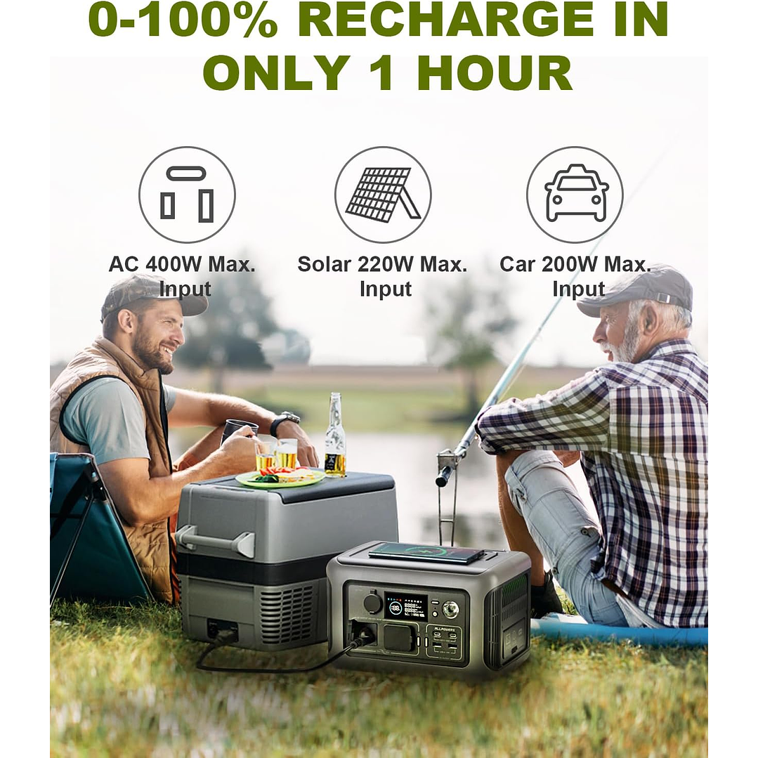 Estação de Energia Portátil ALLPOWERS R600 - 600W 5