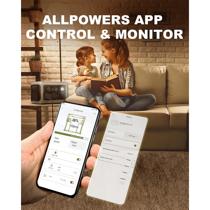 Estação de Energia Portátil ALLPOWERS R600 - 600W 7