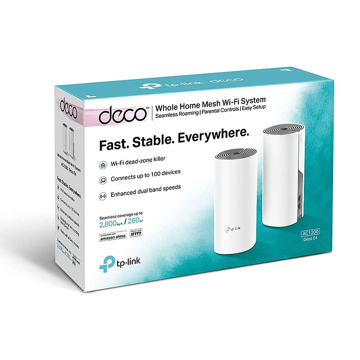 Sistema Mesh TP-LINK Deco E4 (3 Unidades) 7