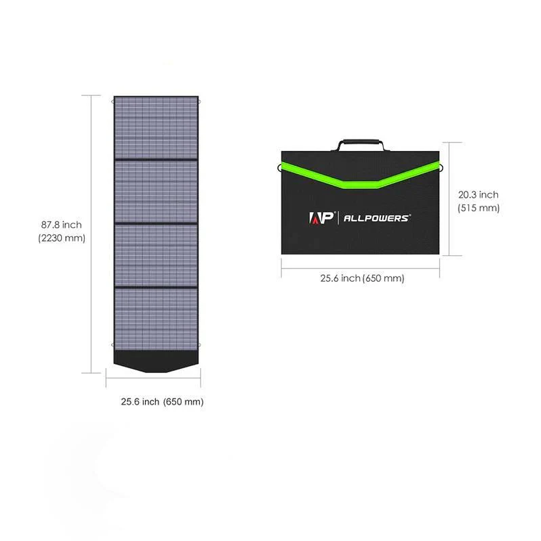 Painel Solar Portátil ALLPOWERS SP033 - 200W 11