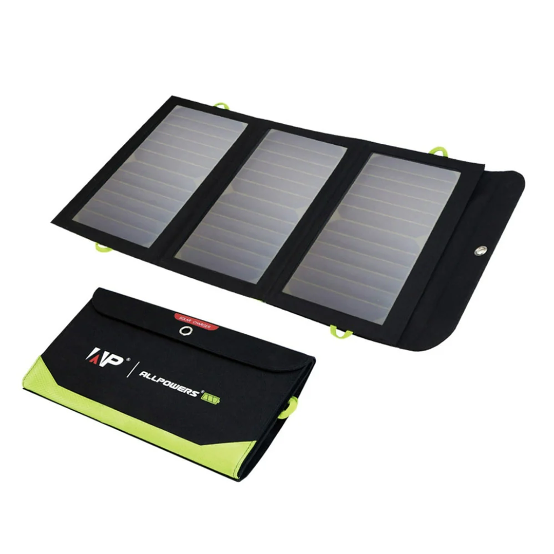 Painel Solar Portátil ALLPOWERS SP002 - 10000mAh Battery 5V 21W 1