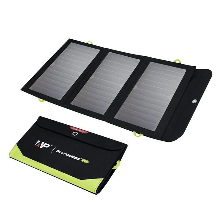 Painel Solar Portátil ALLPOWERS SP002 - 10000mAh Battery 5V 21W 1