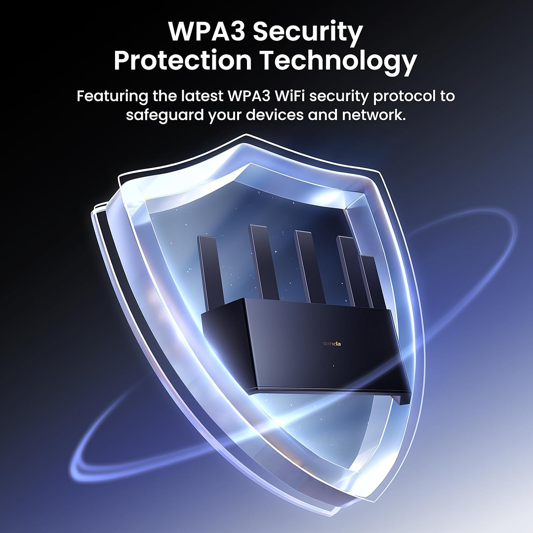 Tenda RX12L Pro AX3000 Dual Band Gigabit Wi-Fi 6 Router 8