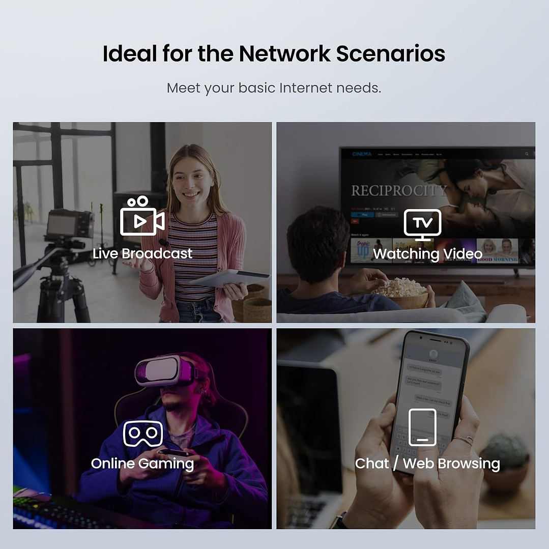 Tenda AC8 Router WiFi AC1200 - Wireless Router with Dual Band 9