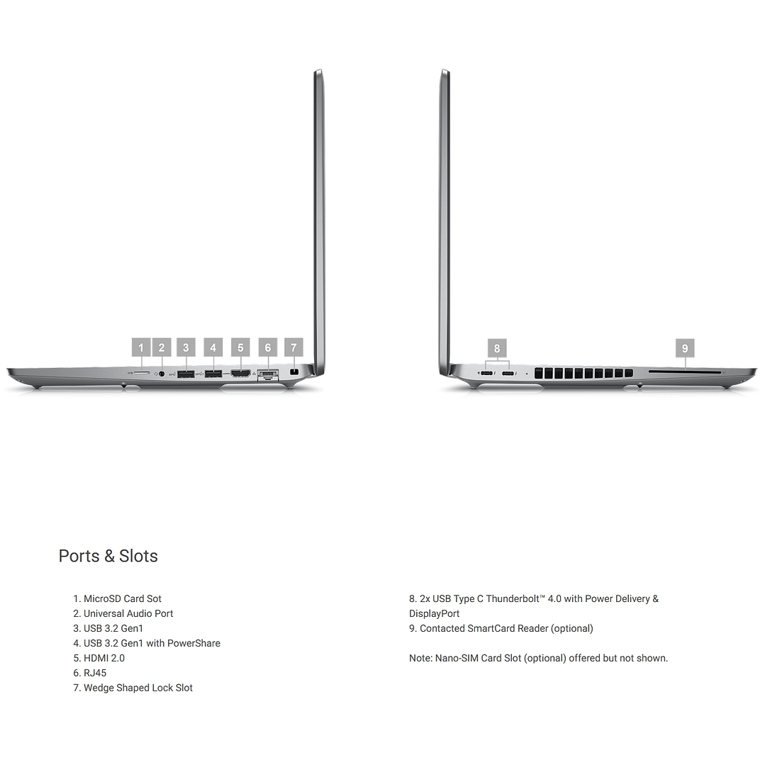 DELL LATITUDE 5540 CORE I5 13TH GEN 15.6” 8/512GB  WIN 11 PRO  5
