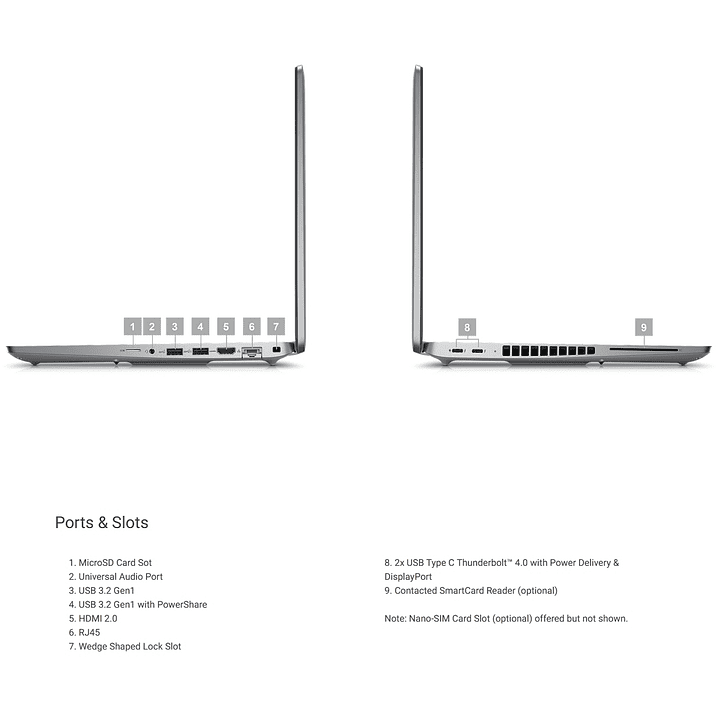DELL LATITUDE 5540 CORE I5 13TH GEN 15.6” 8/512GB  WIN 11 PRO  5