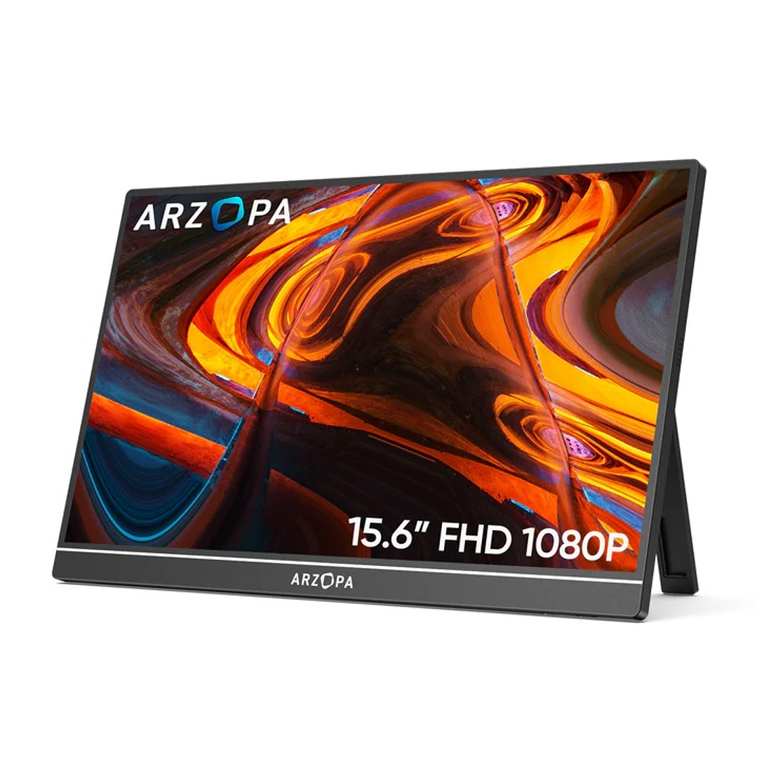Monitor Portátil para Laptop Arzopa A1T | 15,6'' FHD 1080P 1
