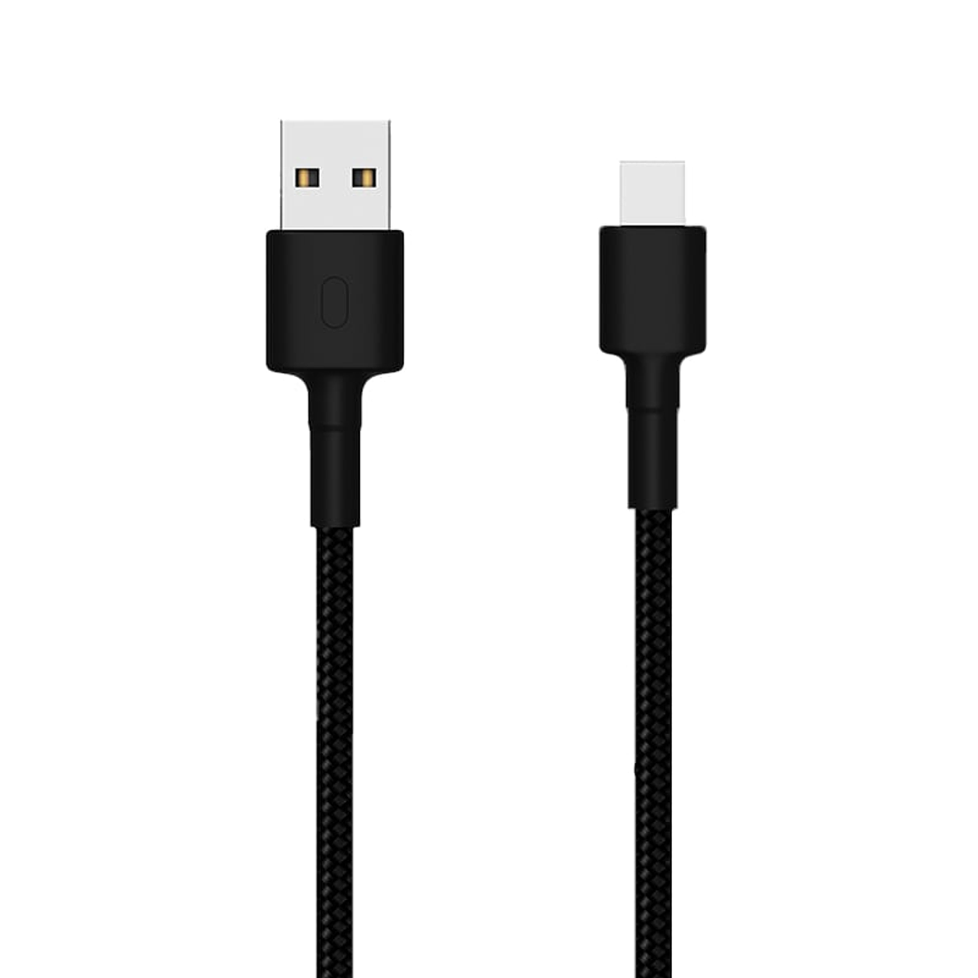 Cabo Xiaomi Braided USB Type-C (1M) Black 1