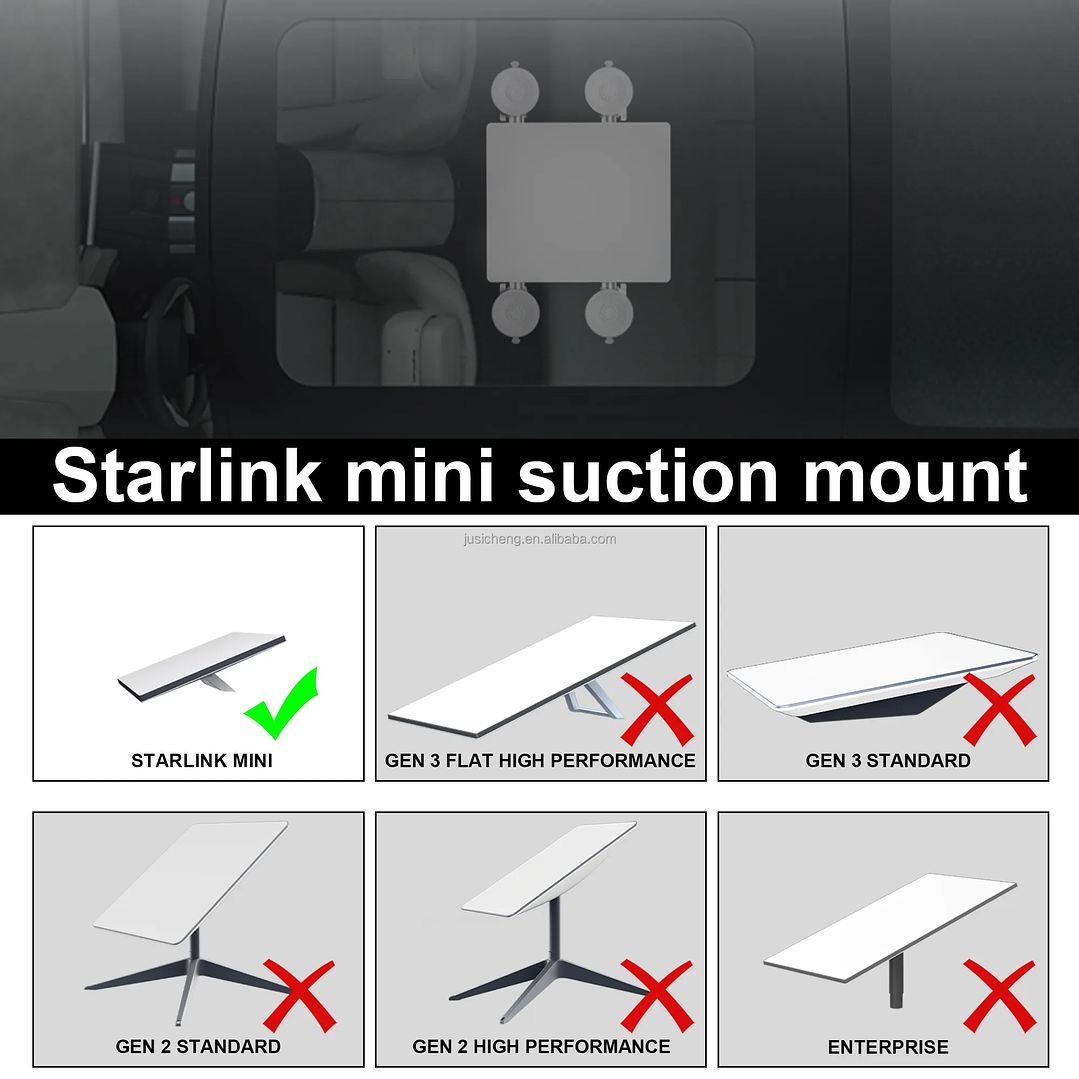 Ventosa para Starlink Mini 7