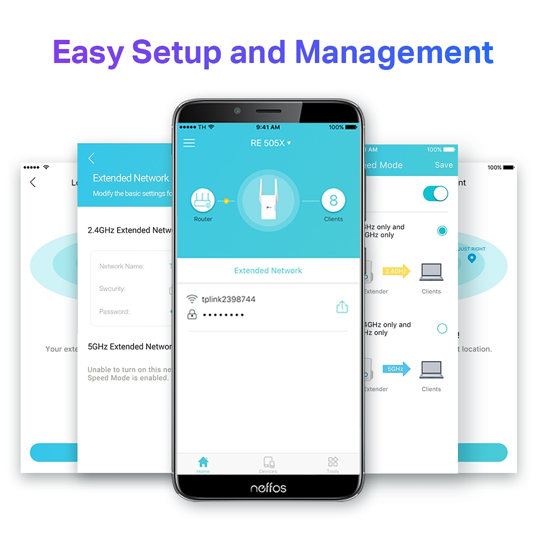 Repetidor de Sinal TP-Link AX1500 (RE505X) Wi-Fi 6 6
