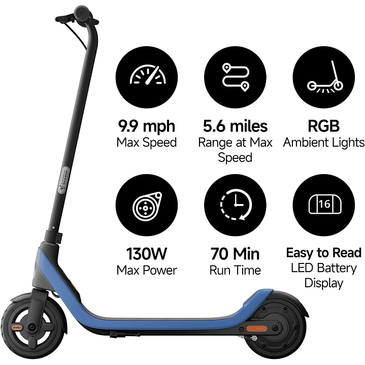 Trotinete Elétrica Ninebot eKickScooter C2 Lite 5