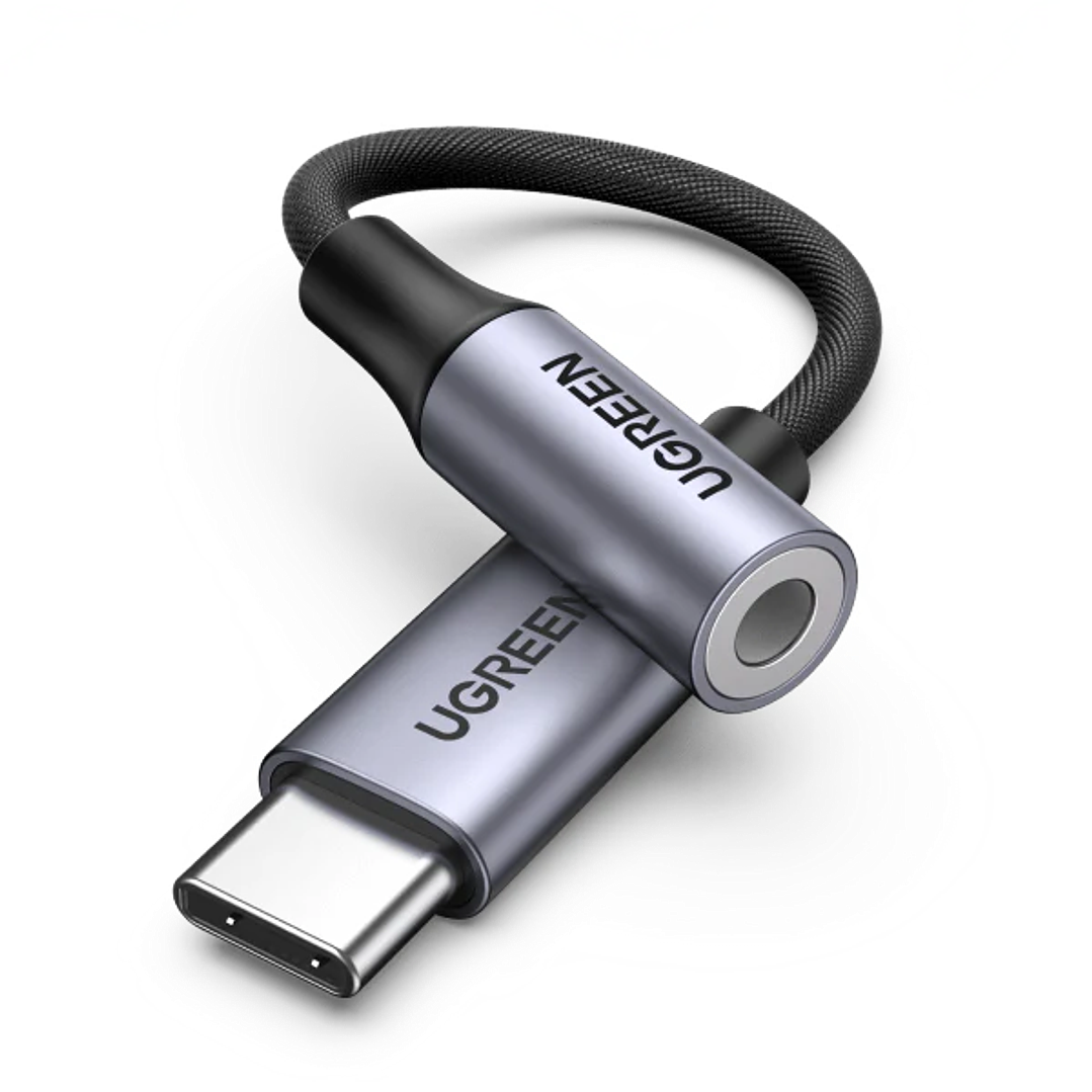 UGREEN USB-C Male to 3.5mm AUX Female Stereo Jack Cable Aluminum Shell 1