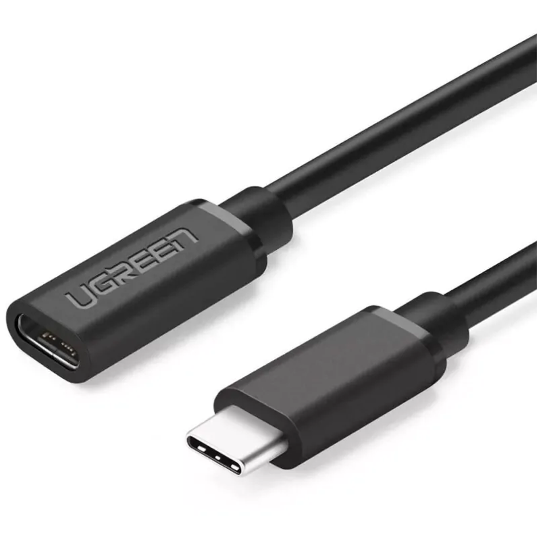 UGREEN USB-C/M to USB-C/F Gen2 5A Extension Cable 1m (Black) 1