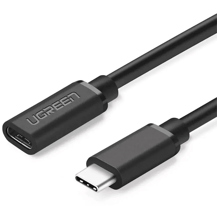 UGREEN USB-C/M to USB-C/F Gen2 5A Extension Cable 1m (Black) 1