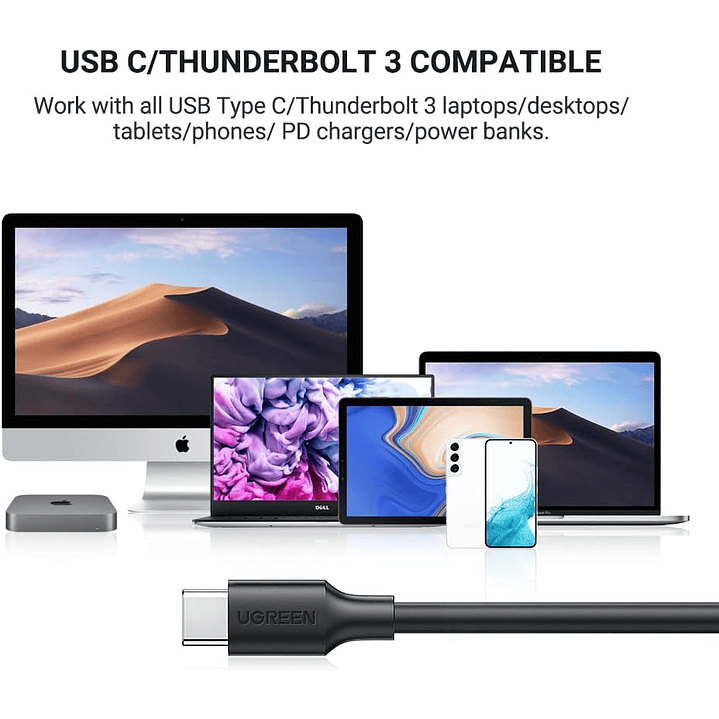 UGREEN USB-C to Micro B Cable M/M 1m (Black) 2