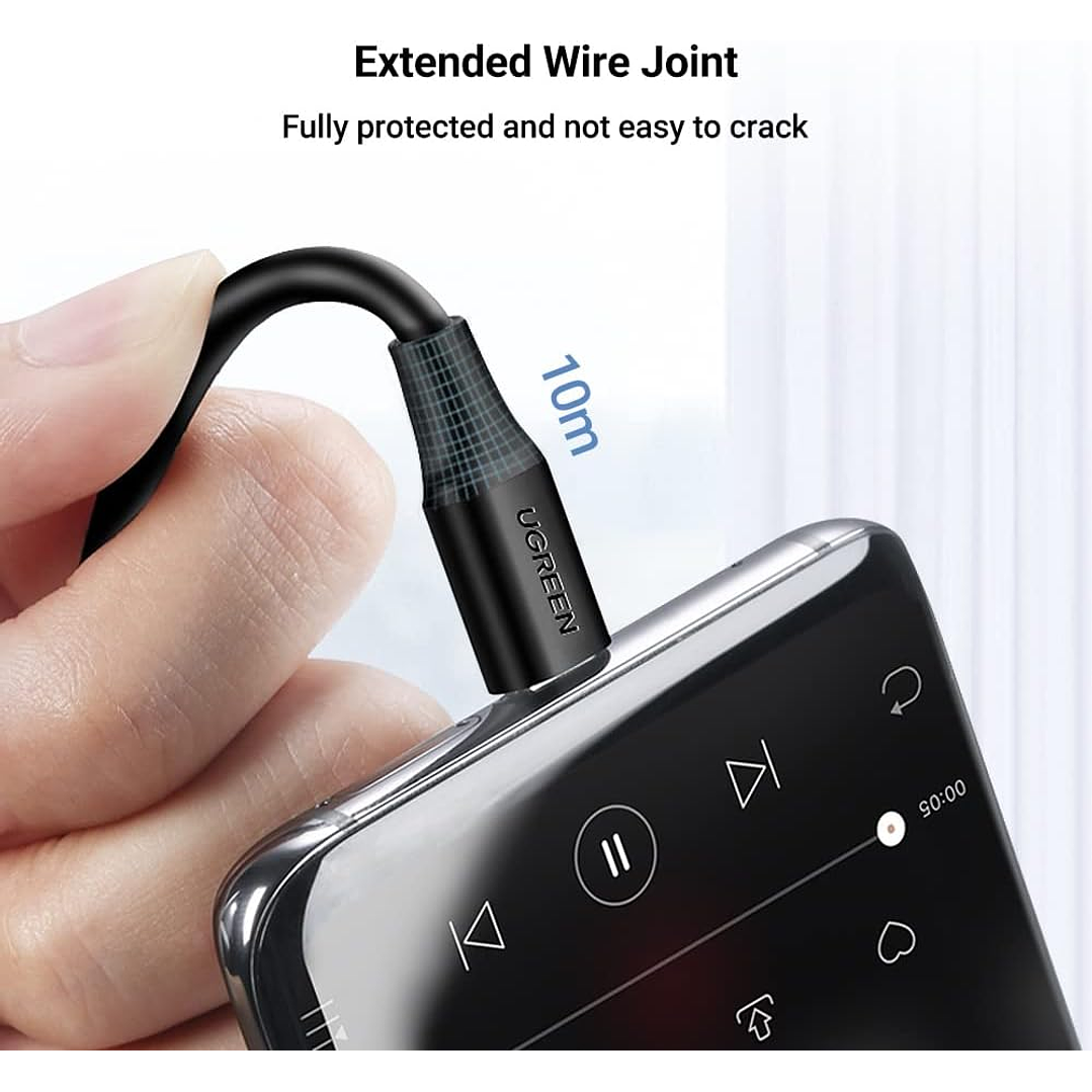 UGREEN USB-C to Micro B Cable M/M 1m (Black) 5