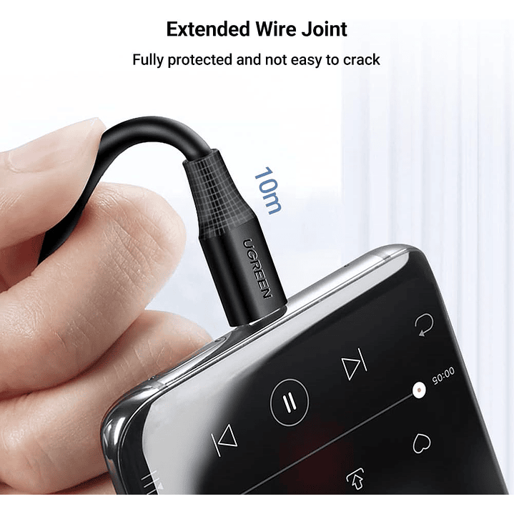 UGREEN USB-C to Micro B Cable M/M 1m (Black) 5