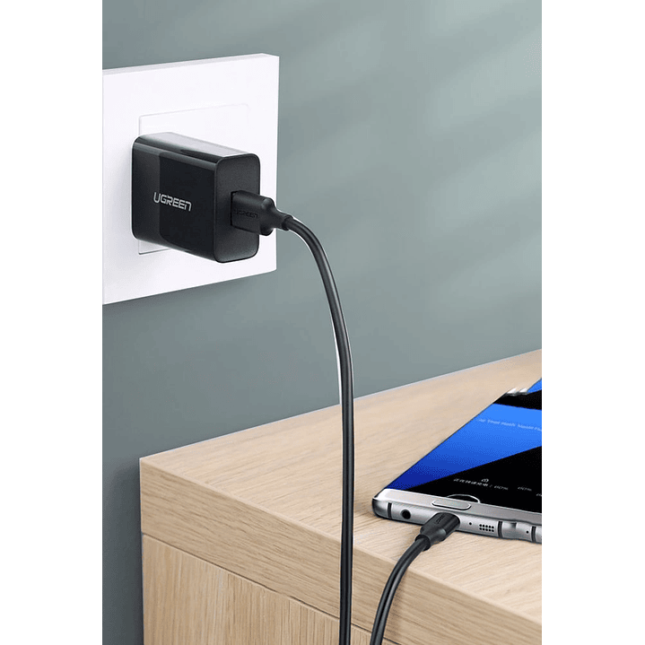 UGREEN USB-A 3.0 / USB-C 3A cable 1m - black 5