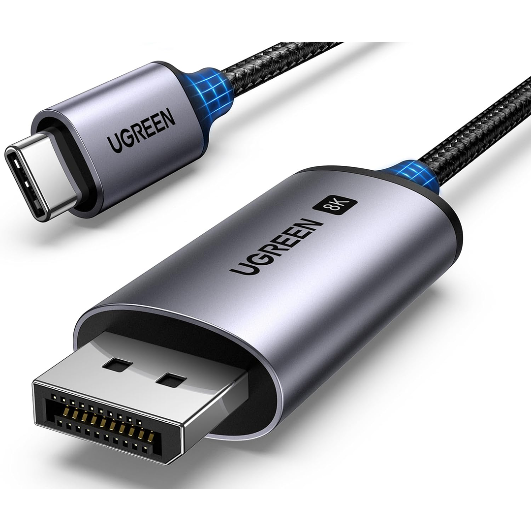 UGREEN 8K USB-C to DisplayPort Cable - 1M 1