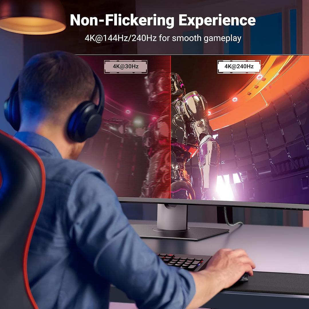 UGREEN 8K USB-C to DisplayPort Cable - 1M 5