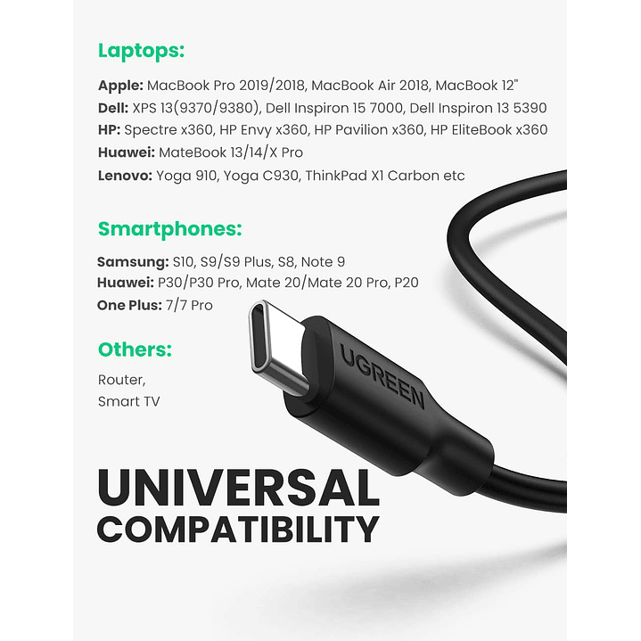 UGREEN Conversor USB-C 3.0 para SATA de 2,5 polegadas 50 cm 4