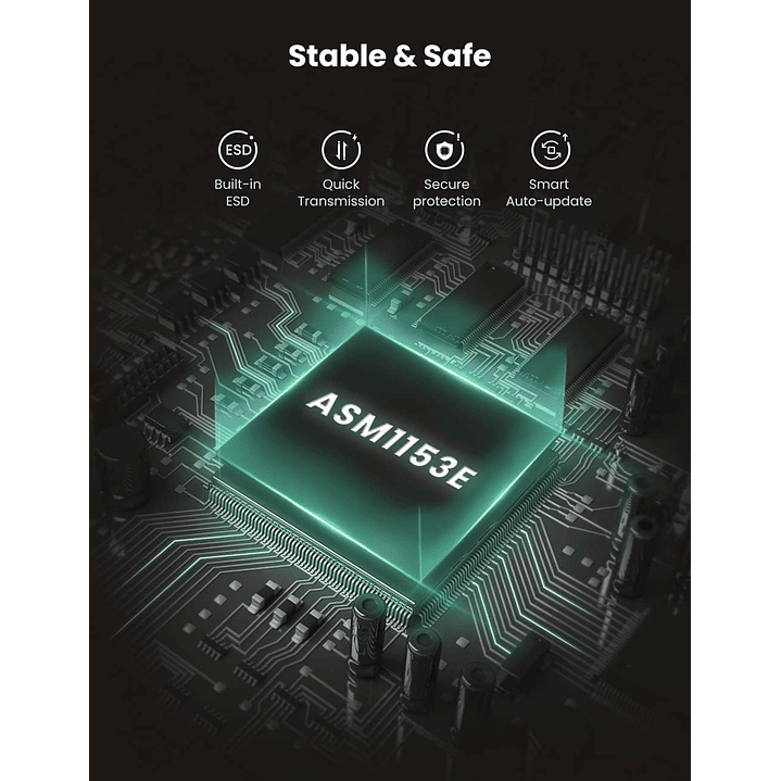 UGREEN Conversor USB-C 3.0 para SATA de 2,5 polegadas 50 cm 5