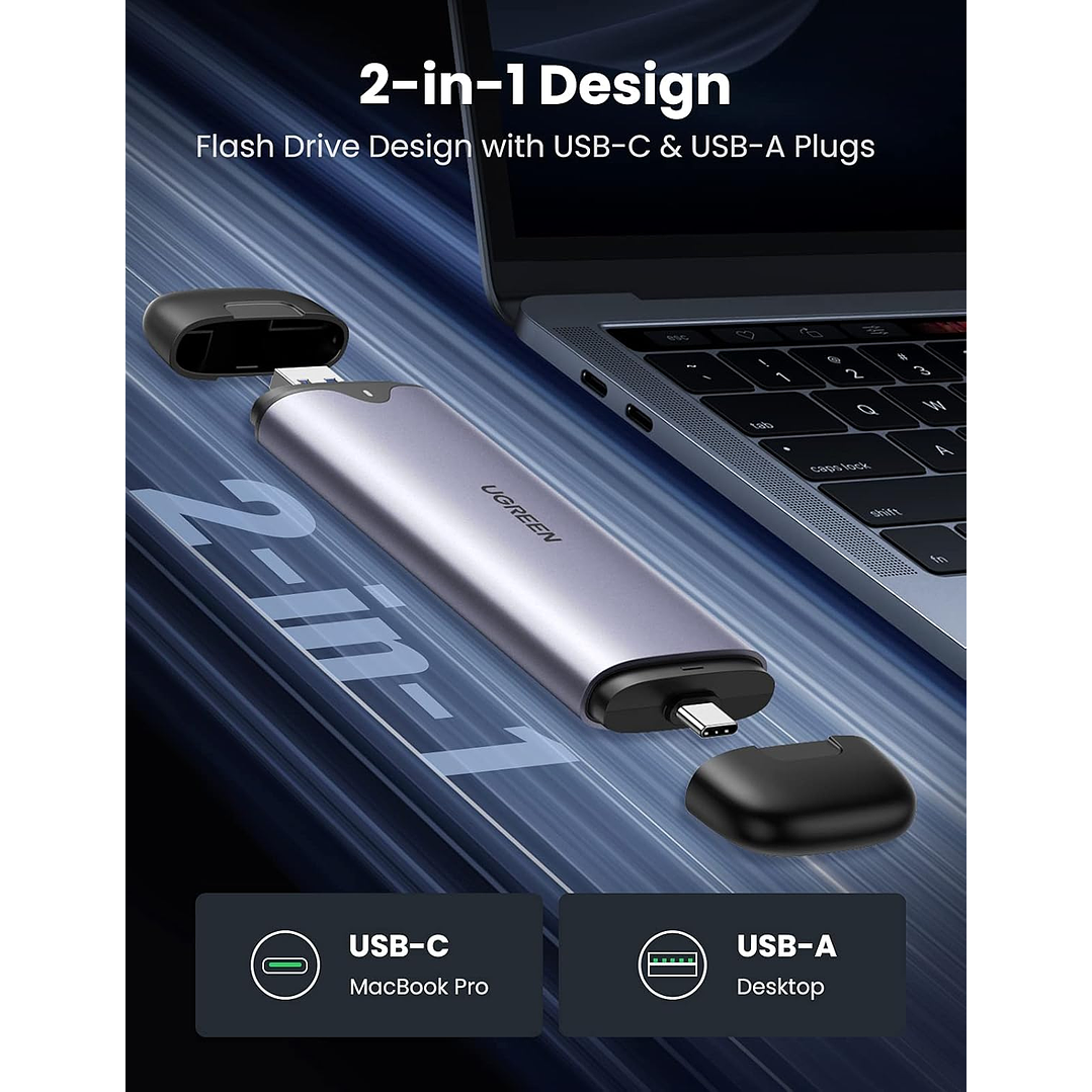 UGreen M.2 NVME SSD Enclosure - 10GBPS  3