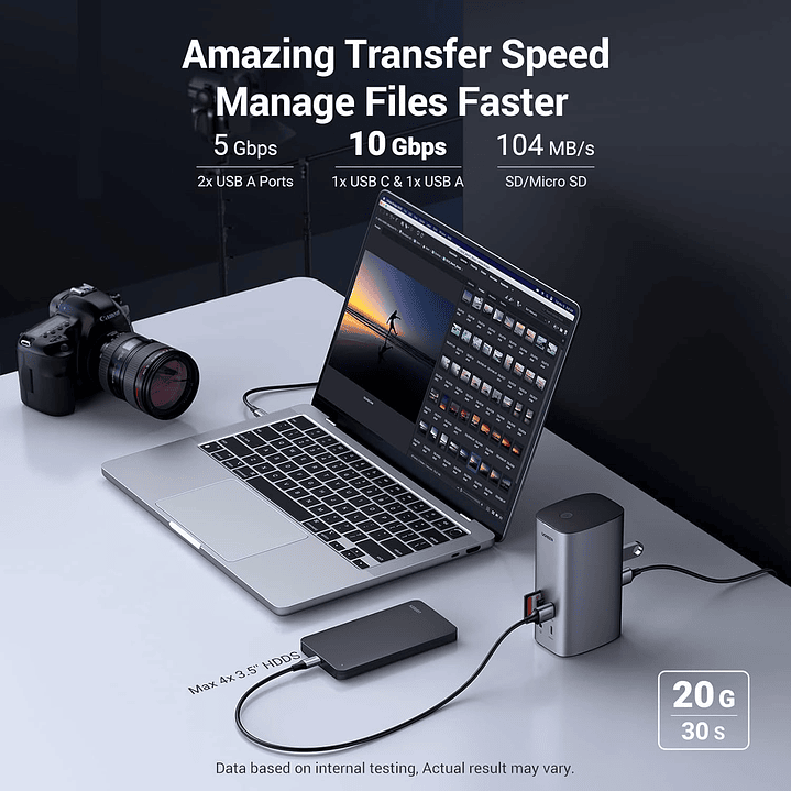 UGreen 12-in-1 USB-C Multifunction Docking Station Pro 4