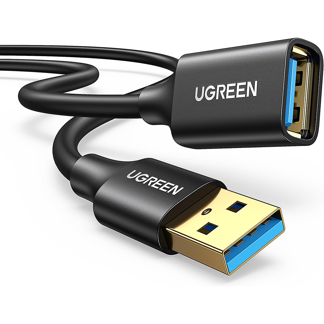 UGREEN Cabo macho de extensão USB 3.0 1 m (preto) 1