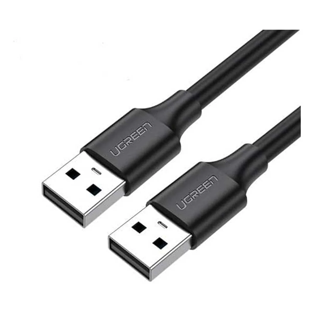 UGREEN Cabo USB 2.0 A macho para macho 1,5 m (preto) 1