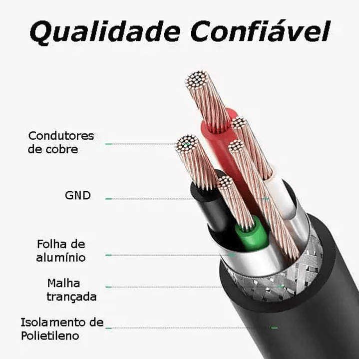 UGREEN Cabo de impressão USB 2.0 AM para BM 2m (preto) 5