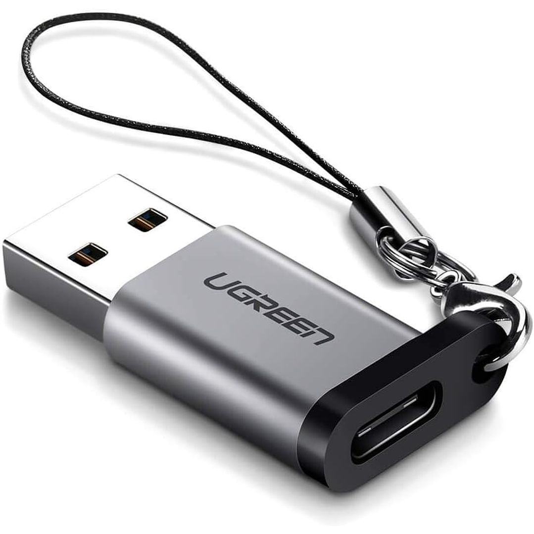 UGREEN USB 3.0-A TO USB-C M/F ADPATER (GRAY) 1