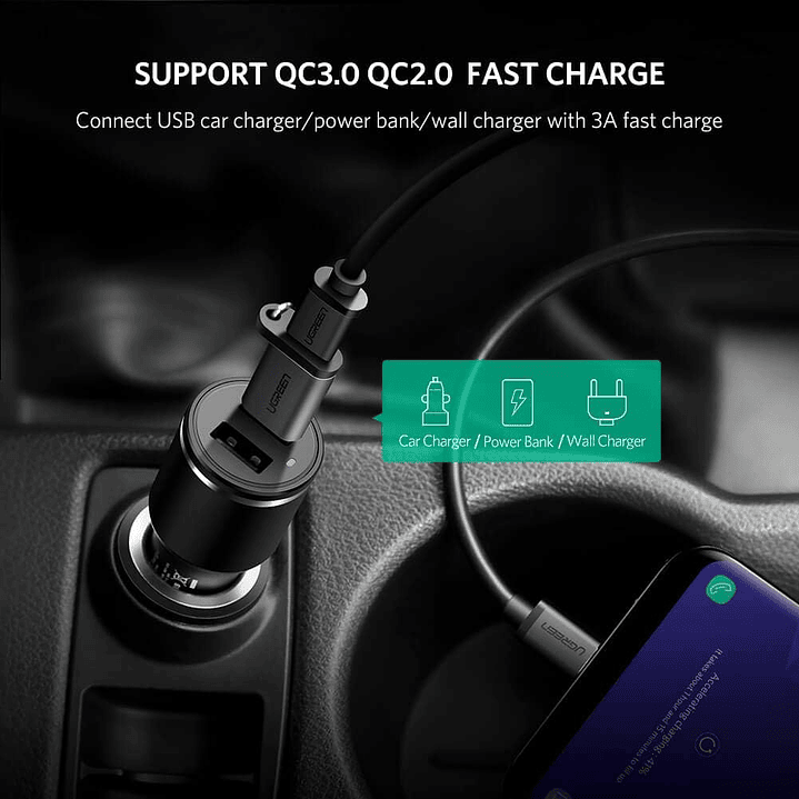 UGREEN USB 3.0-A TO USB-C M/F ADPATER (GRAY) 4