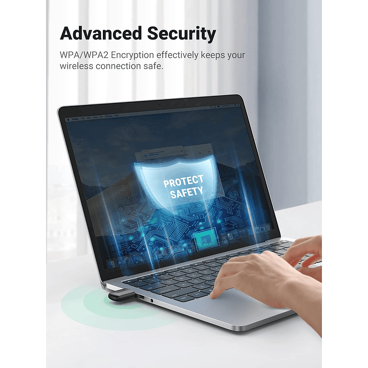 UGREEN Adaptador USB sem fio AC650 11ac de banda dupla 3