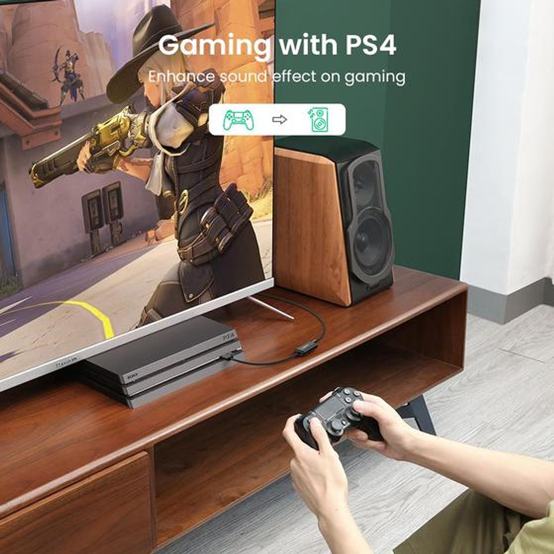 UGREEN USB 2.0 External Sound Adapter (White) 5